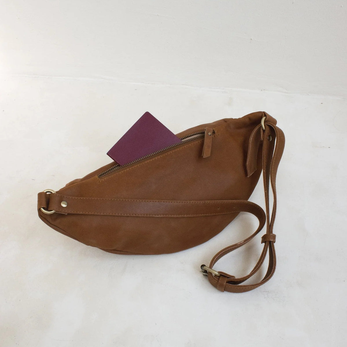 Atlas - Tan Belt Bag – Deep South Mercantile display picture 3