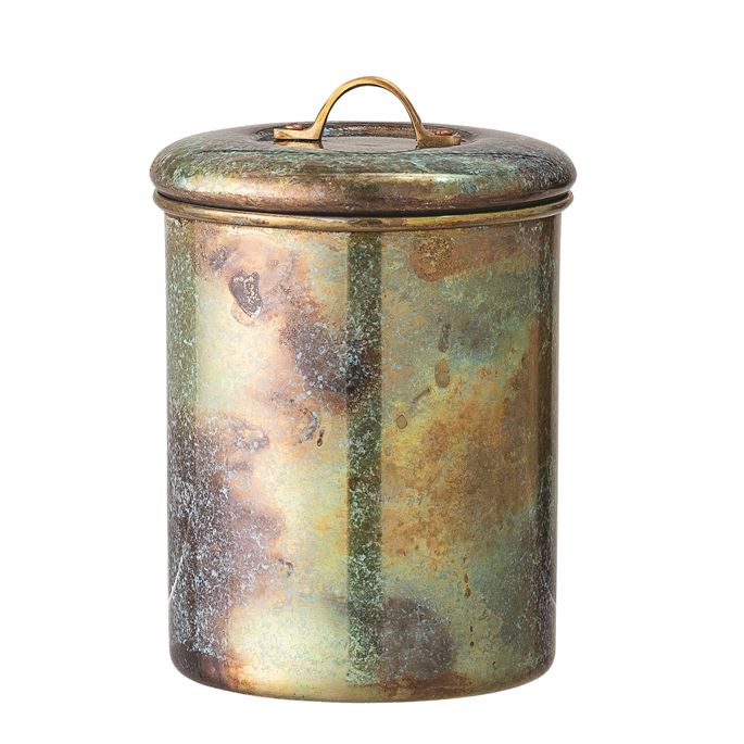 Stainless Steel Canister, Oxidized Copper Regular
